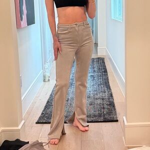 Zara Faux Suede Stretch Pants